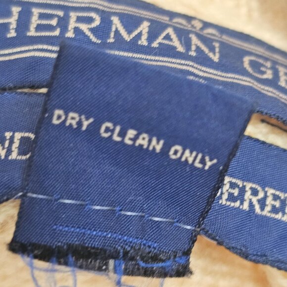 VTG HermanGeist Womens S Sweater Embroidered Floral Mustard Wool Warm Grannycore - Picture 14 of 14